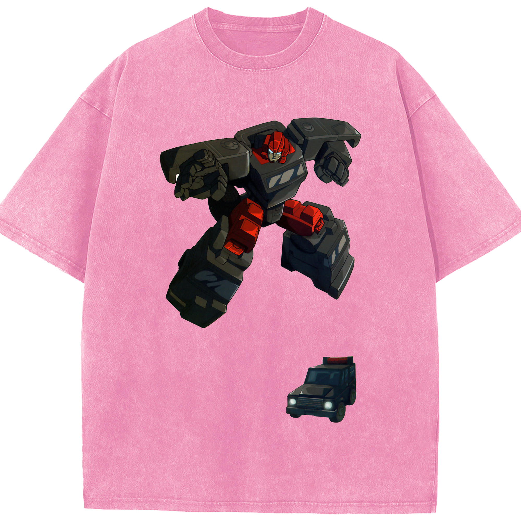 （画像用）  綿100% ヴィンテージ風 半袖Tシャツ（フロントプリント）